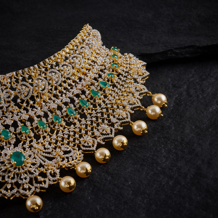 Florazura & Pearl CZ Choker