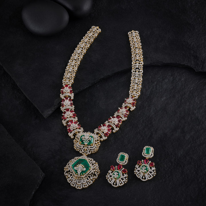 Rosaria CZ Necklace Set