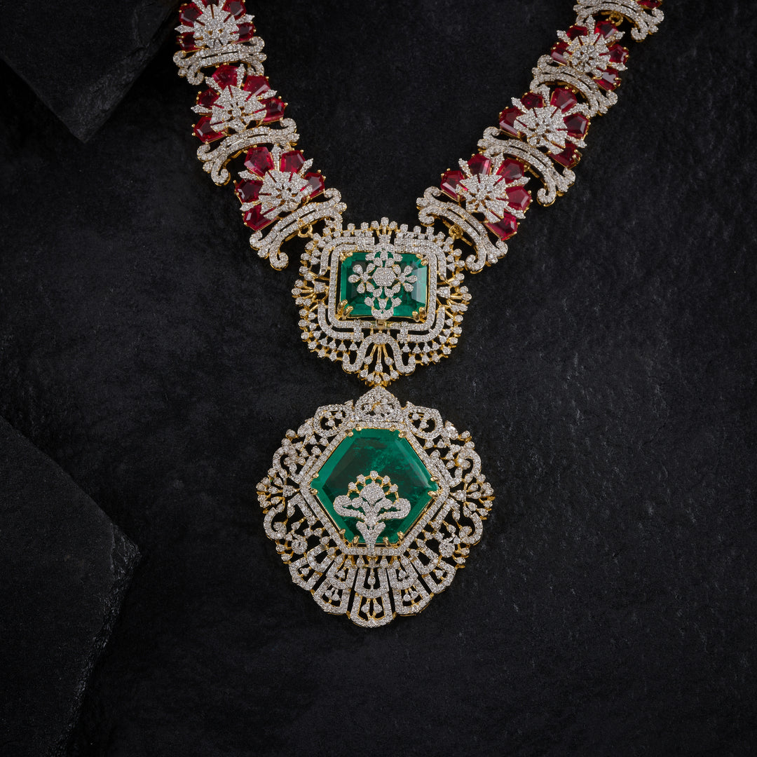 Rosaria CZ Necklace Set