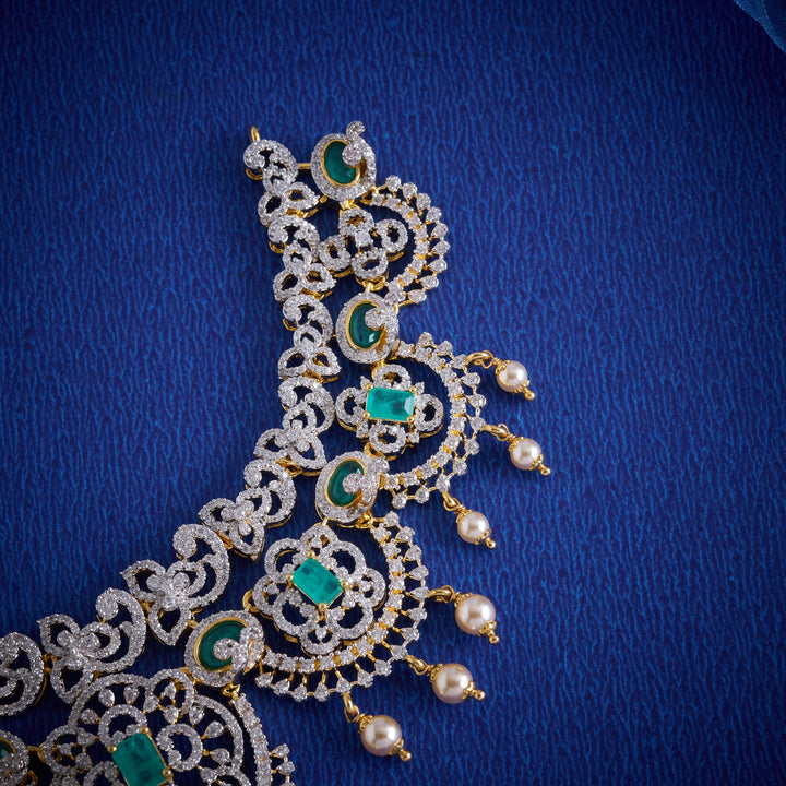 Opaline CZ Necklace Set