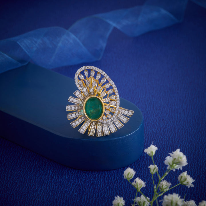Ziya Adjustable CZ Ring