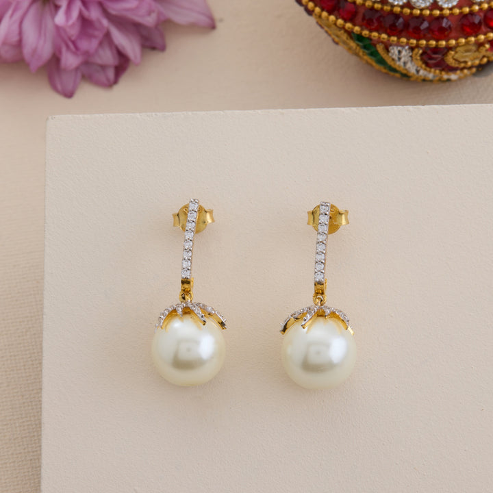 Ivory Whisper Danglers