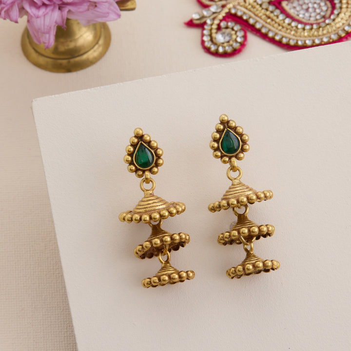 Dewdrop Bells Jhumki