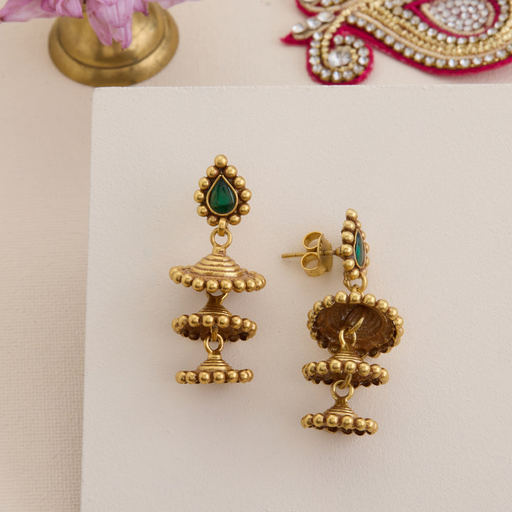Dewdrop Bells Jhumki