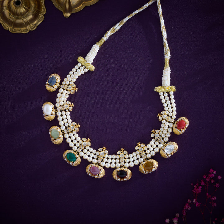 Navatejas Moissanites Necklace