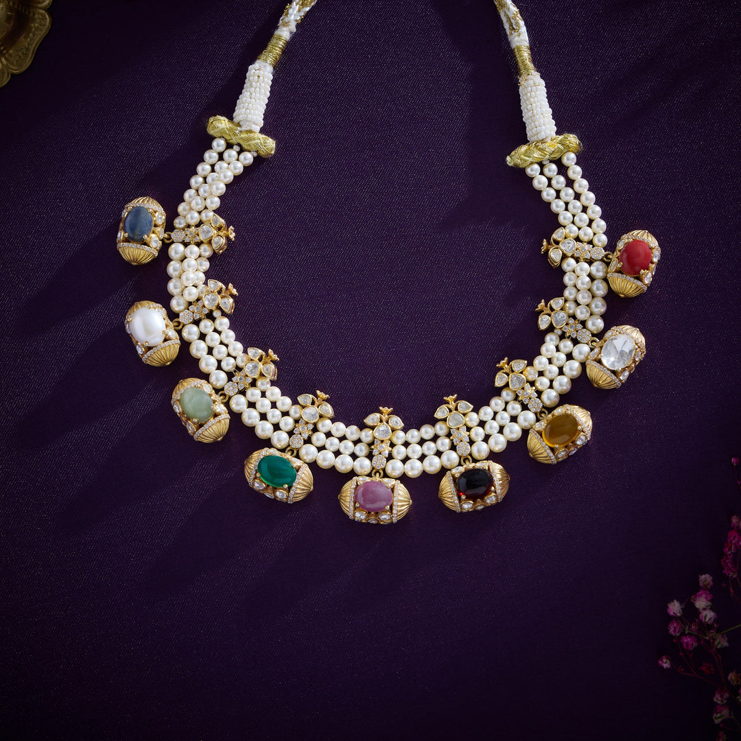 Navatejas Moissanites Necklace