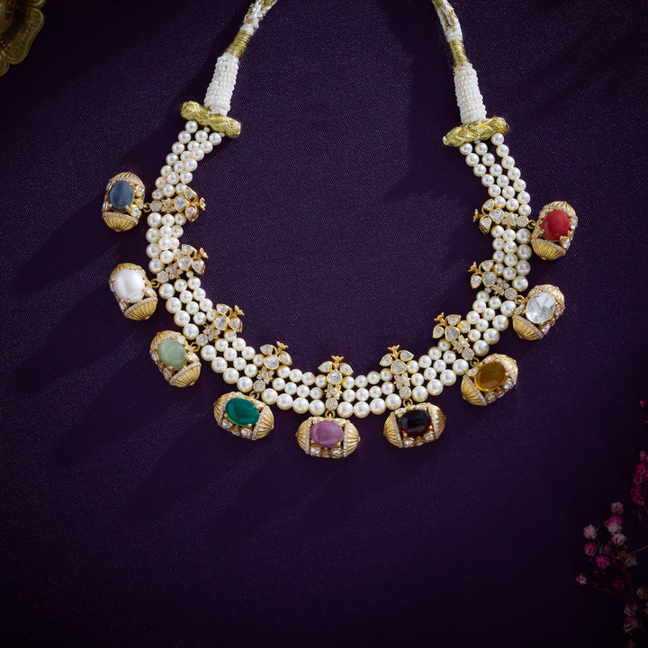 Navatejas Moissanites Necklace