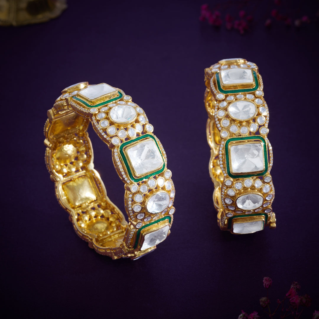 Squarlina Moissaites Bangles
