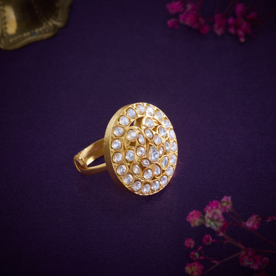 Hansika Kundan Ring