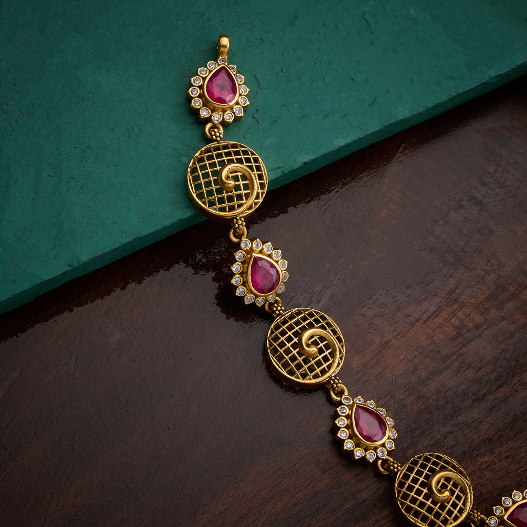 Queen of Navaratna Short Necklace