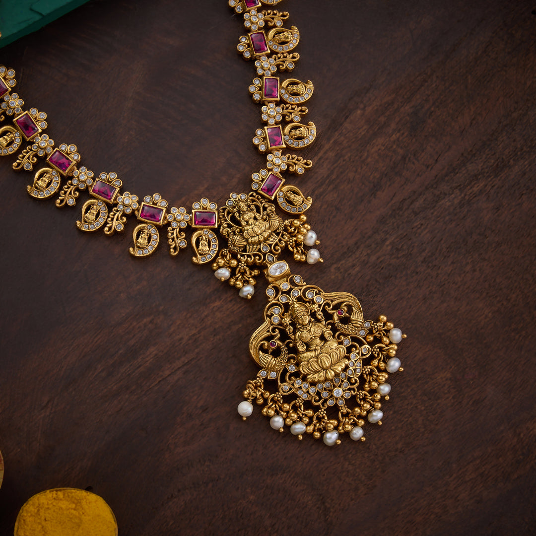 Devi Ruby Shringar Short Necklace