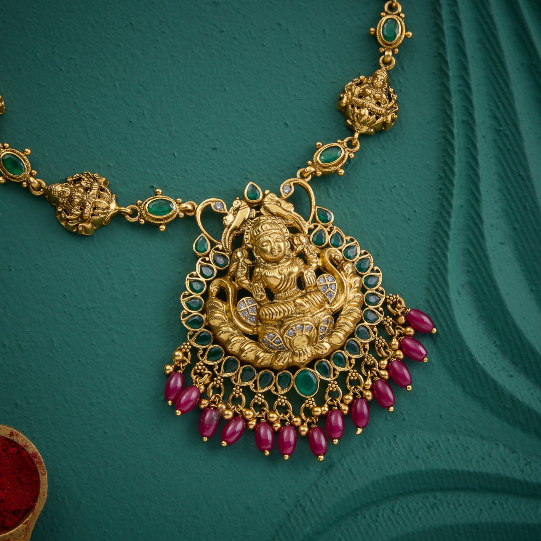 Shakti Navaratna Short Necklace
