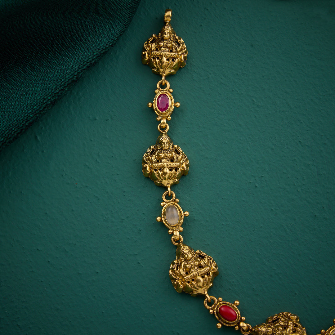 Queen of Navaratna Short Necklace