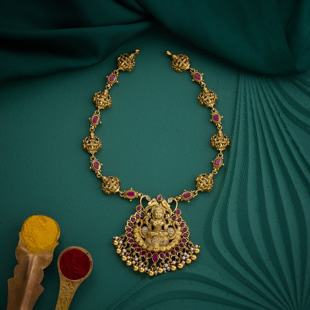 Shakti Navaratna Short Necklace