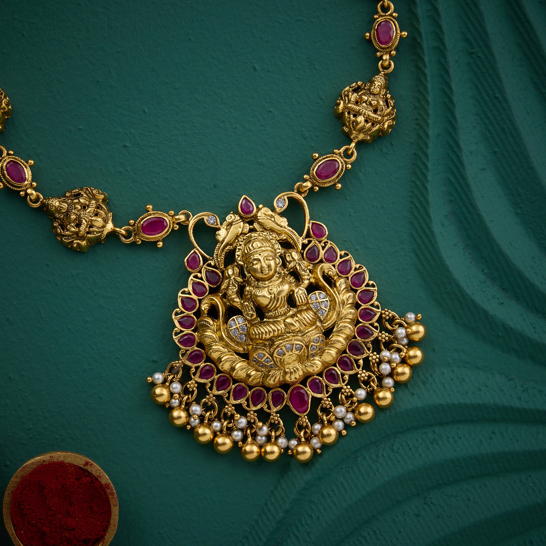 Shakti Navaratna Short Necklace