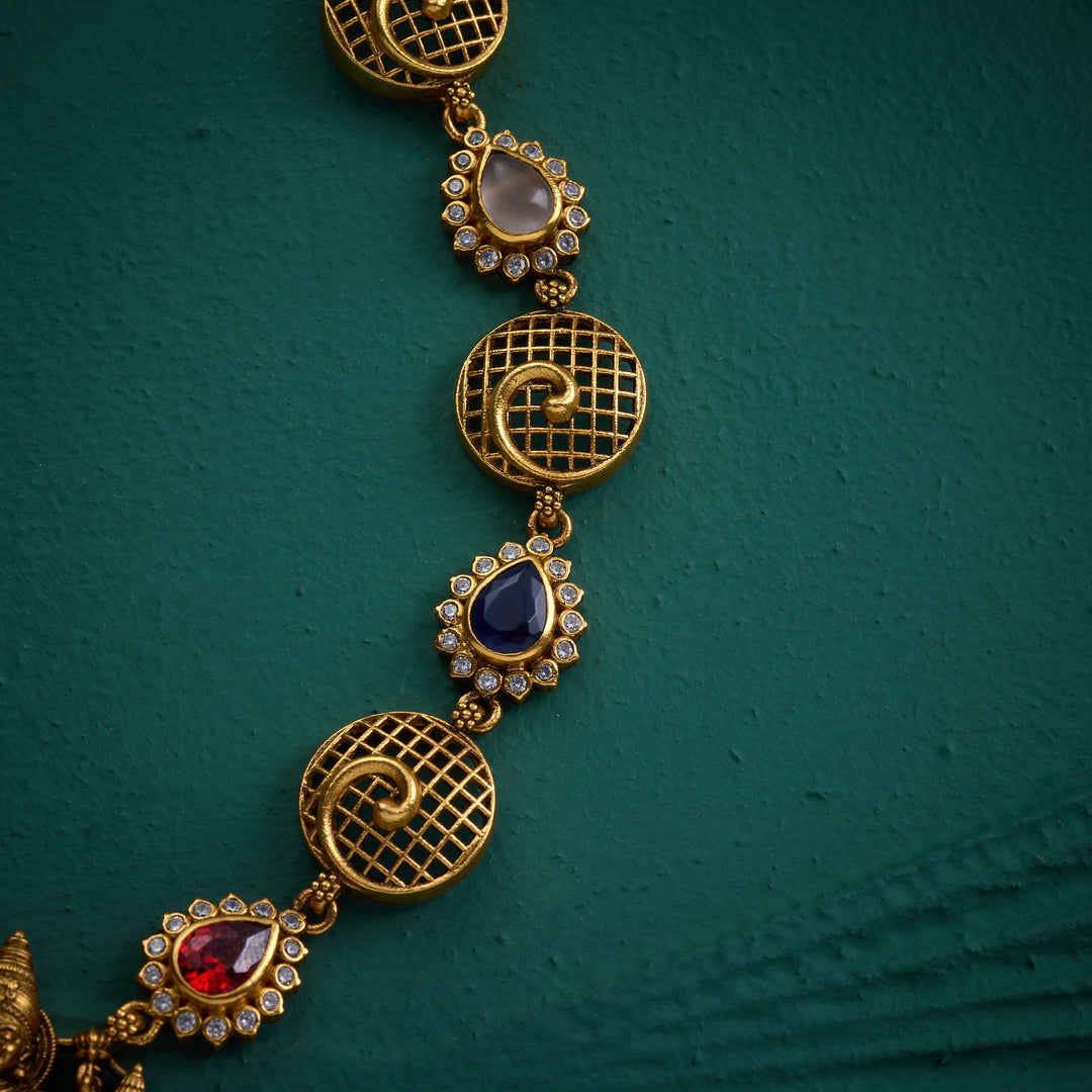 Queen of Navaratna Short Necklace