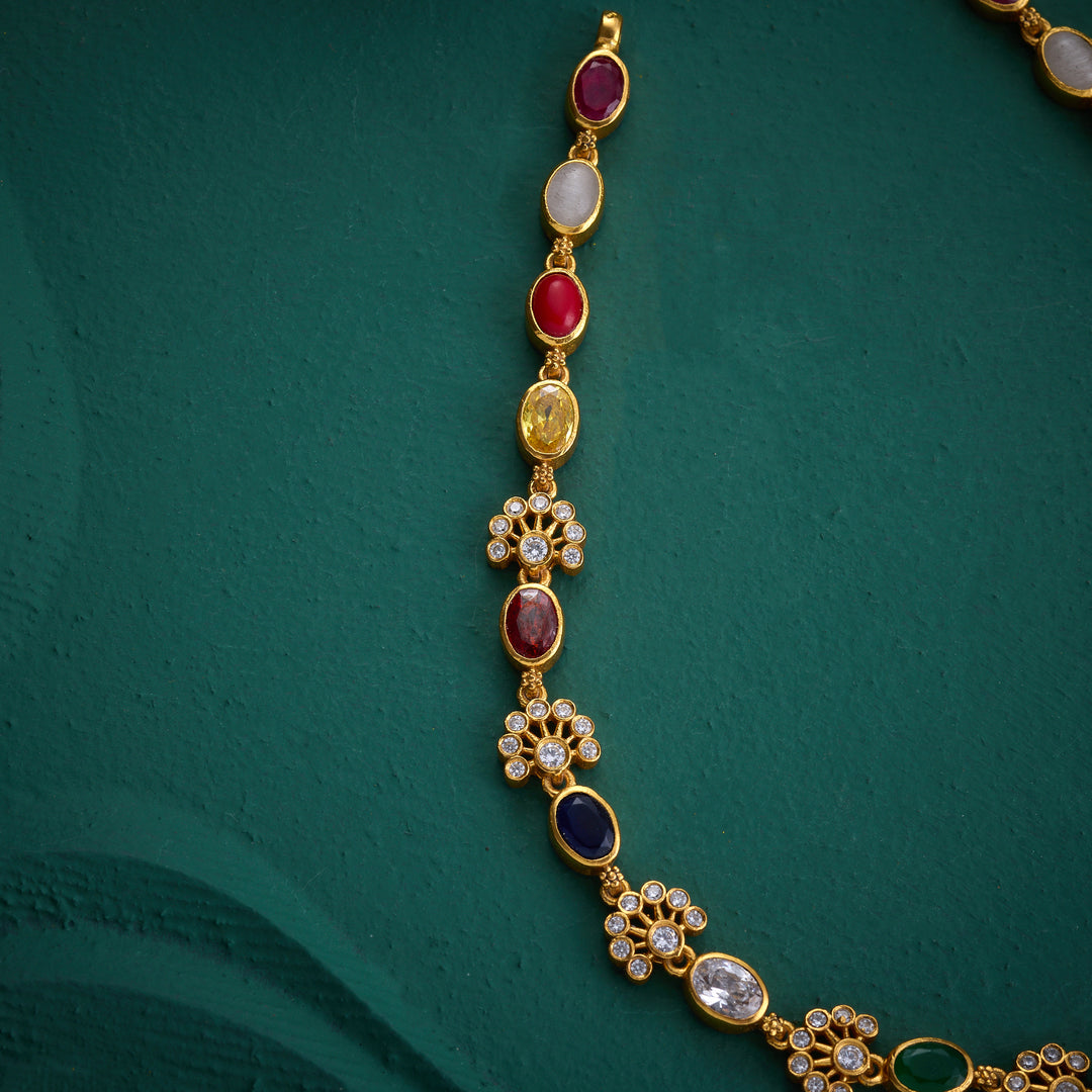 Shree Ruby Rose Short Necklace