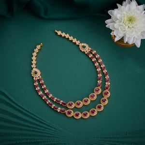 Ruby Rajamala Necklace