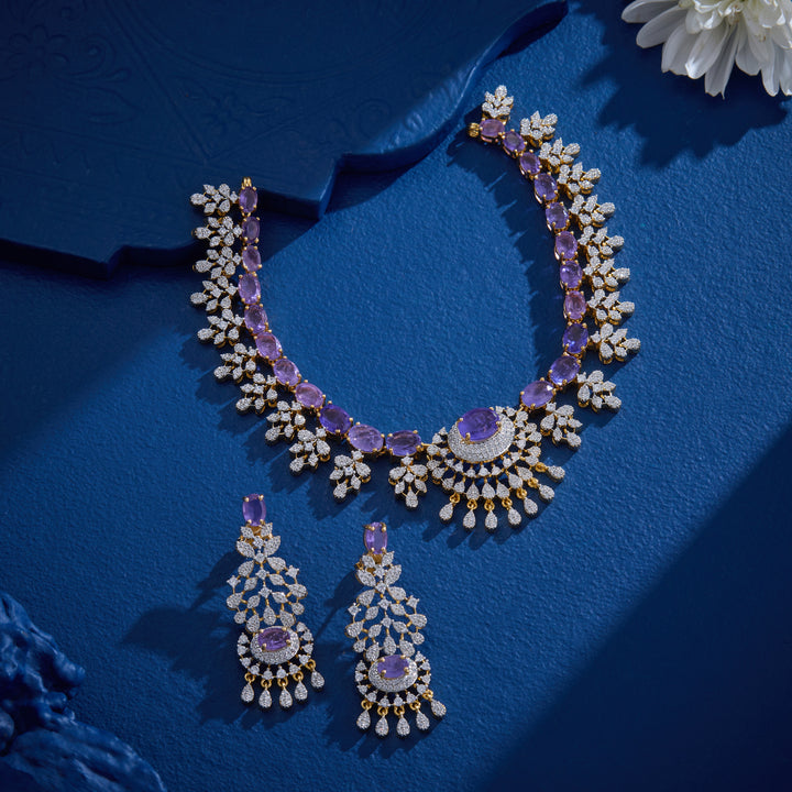 Aurora Amethyst Necklace Set