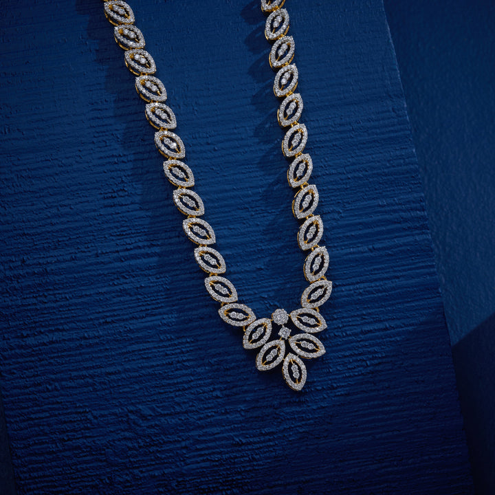 Florencia CZ Long Necklace