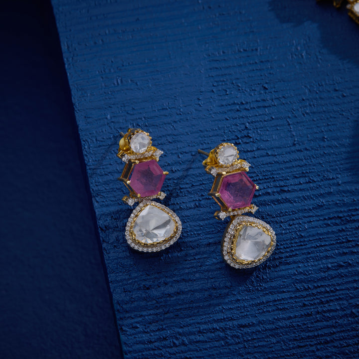Fleur-Morganite Necklace Set