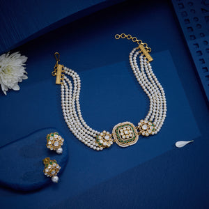 Pearl Enigma Choker Set