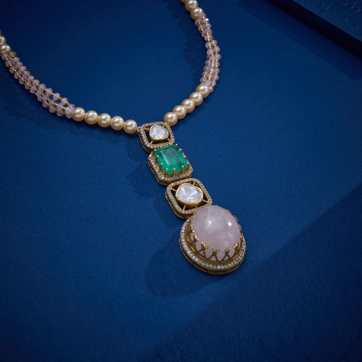 Briolette Blush Necklace