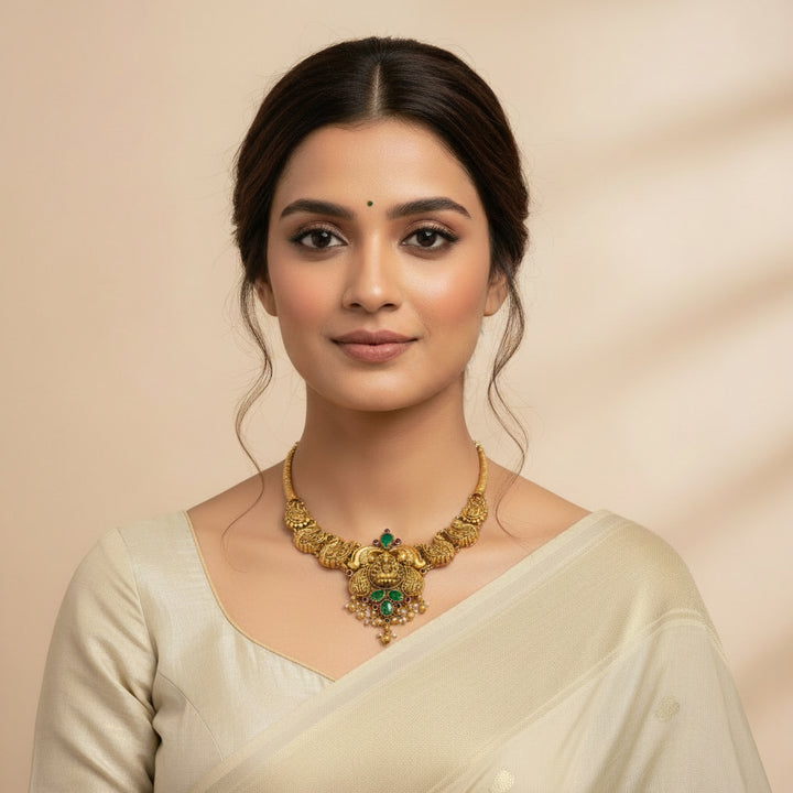 Charulata-Mor Temple Necklace