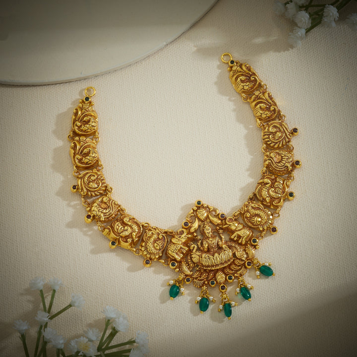 Gaja Lakshmi Temple Necklace