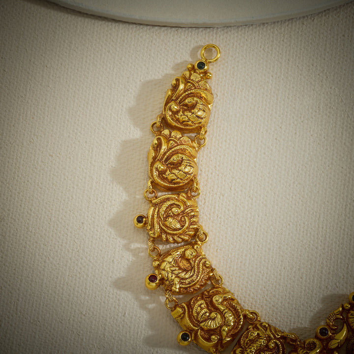 Gaja Lakshmi Temple Necklace
