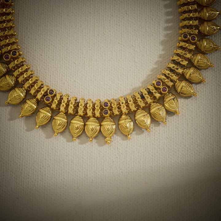 Leafy Nakshi Necklace