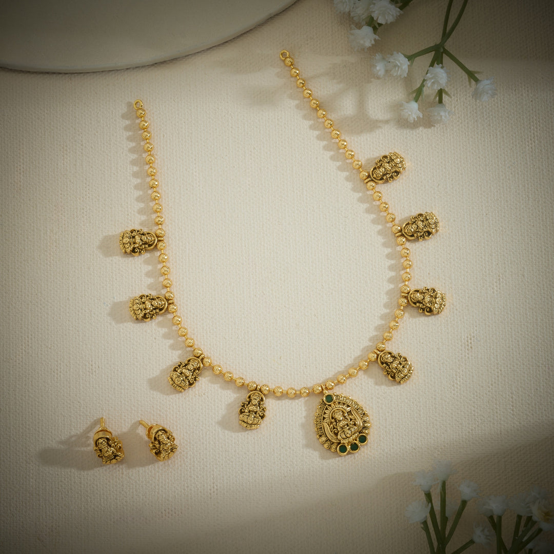 Temple Devalaya Necklace Set