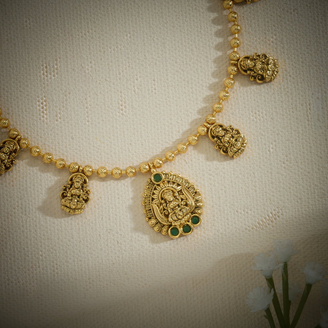 Temple Devalaya Necklace Set