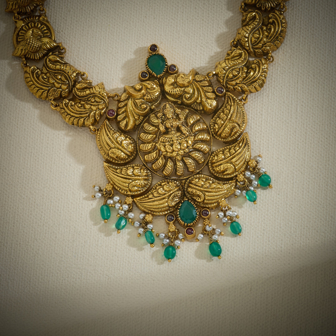 Devalaya-Mayura Temple Necklace