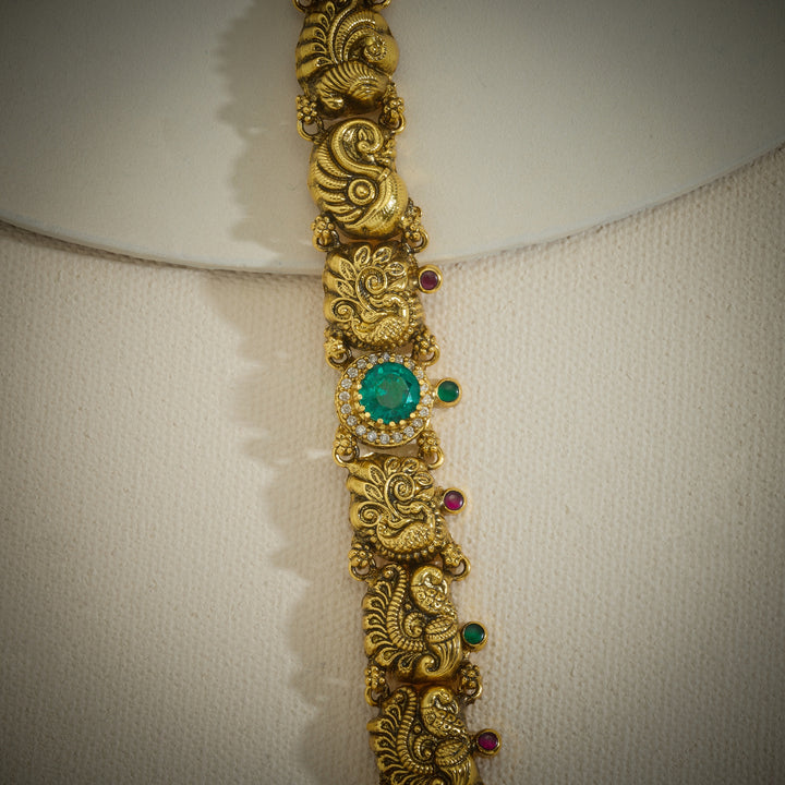 Mayura Lakshmi Temple Necklace