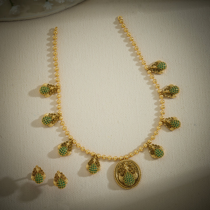 Mayura Queen Nakshi Necklace Set