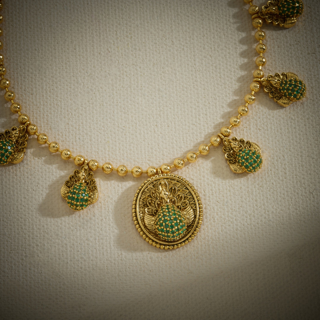 Mayura Queen Nakshi Necklace Set
