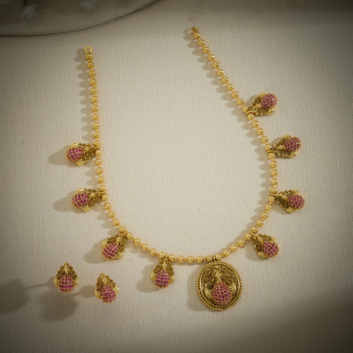 Mayura Queen Nakshi Necklace Set