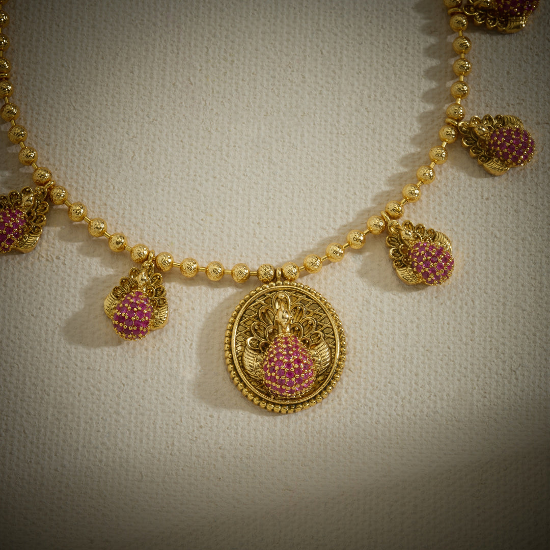 Mayura Queen Nakshi Necklace Set