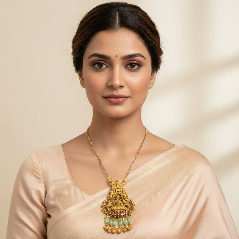 Lakshmi-Mandir Temple Pendant