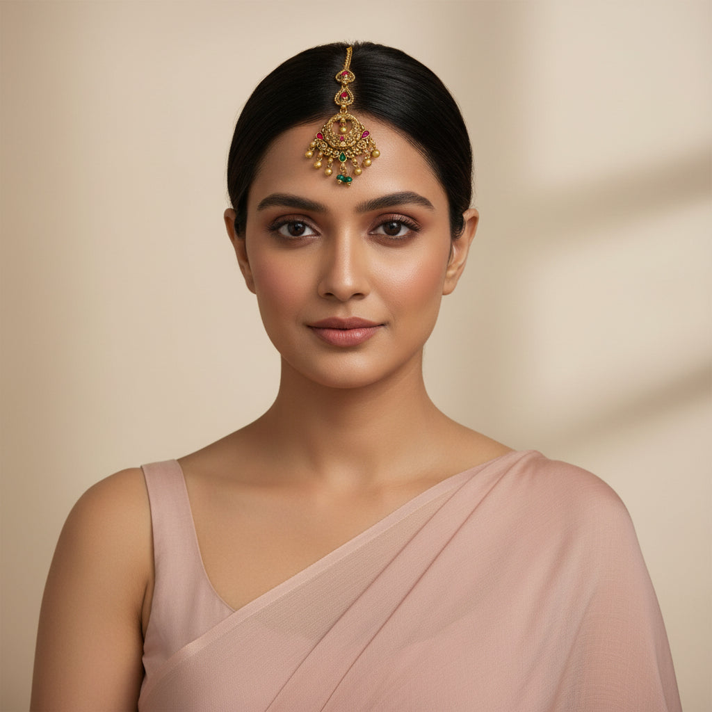 Mayuranjali Nakshi Maang Tikka
