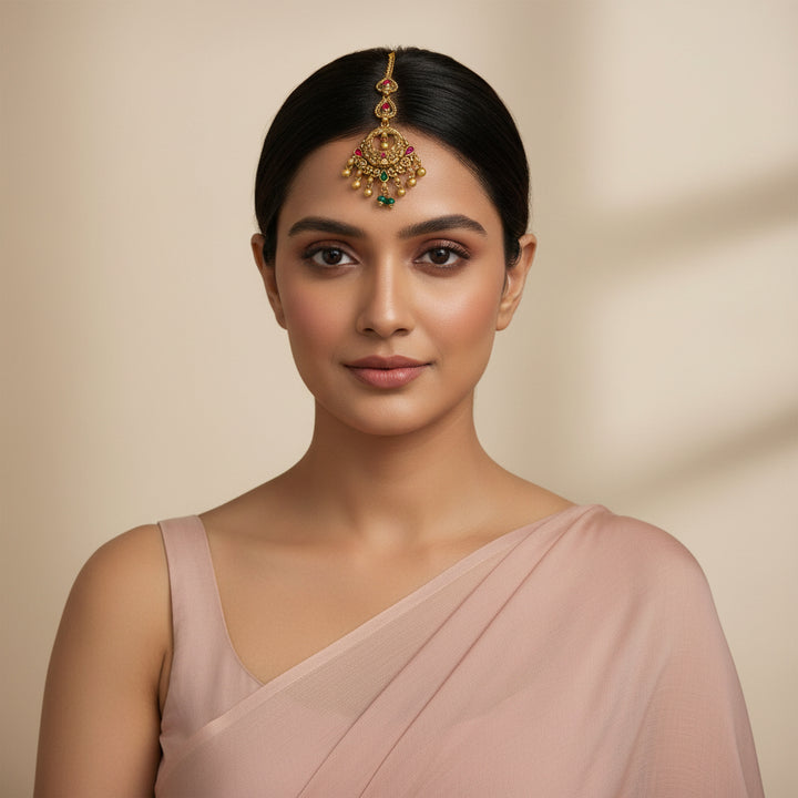 Mayuranjali Nakshi Maang Tikka