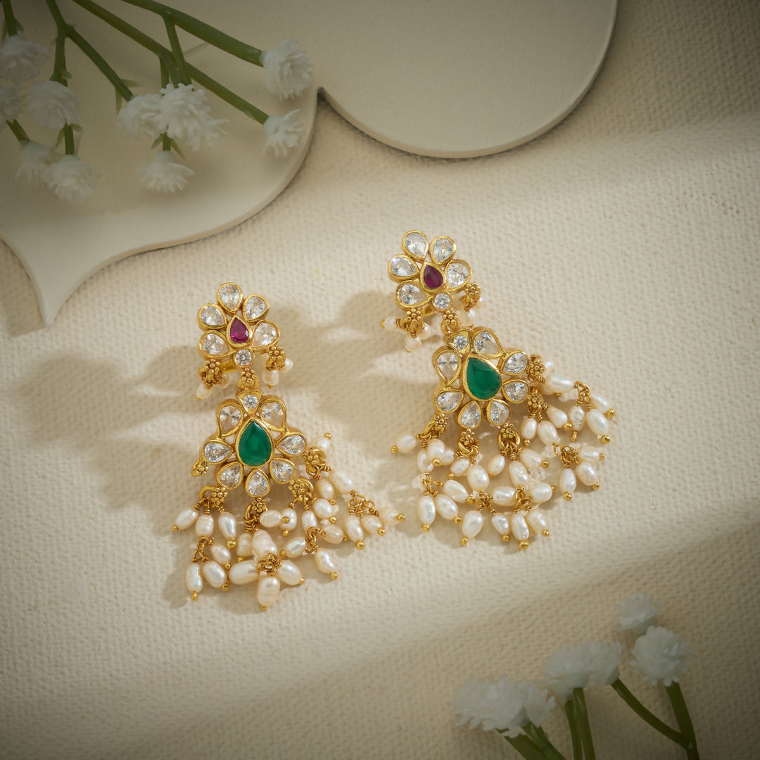 Gutta Pasalu Stone Danglers