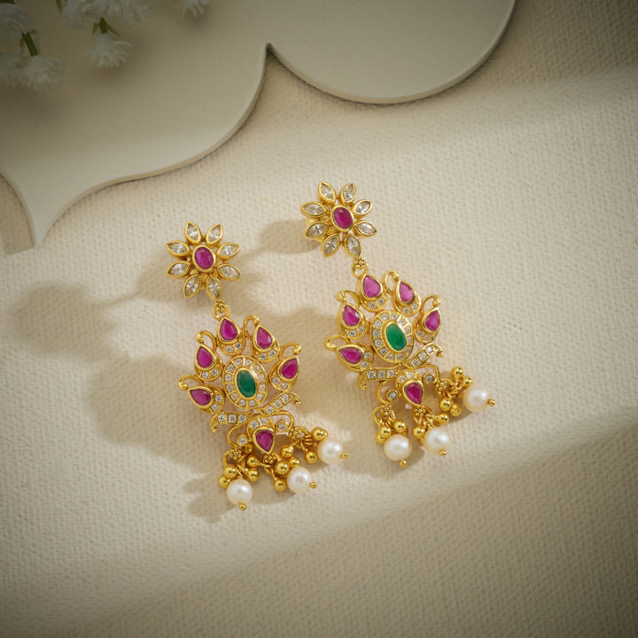 Blooming Manjari Stone Danglers