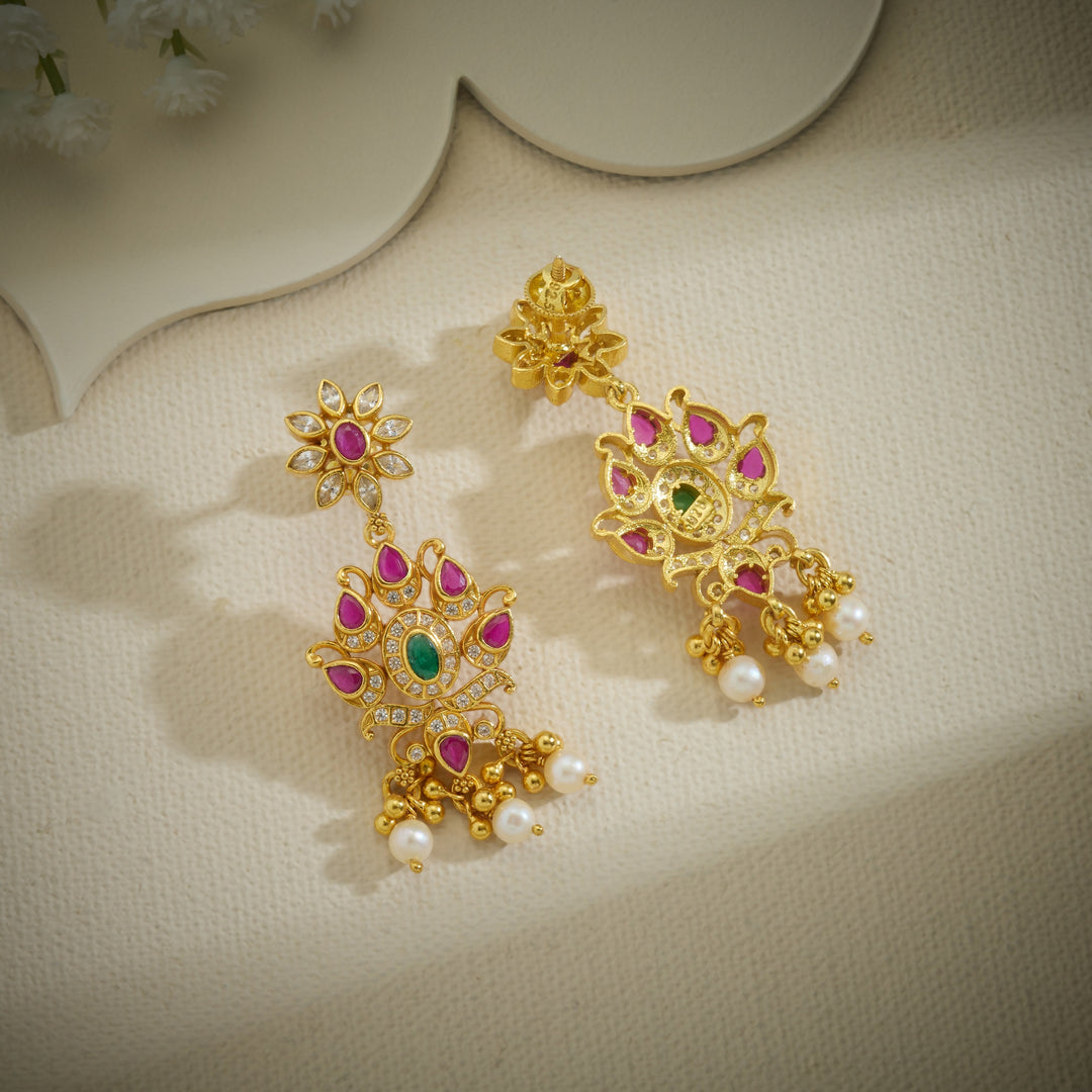 Blooming Manjari Stone Danglers