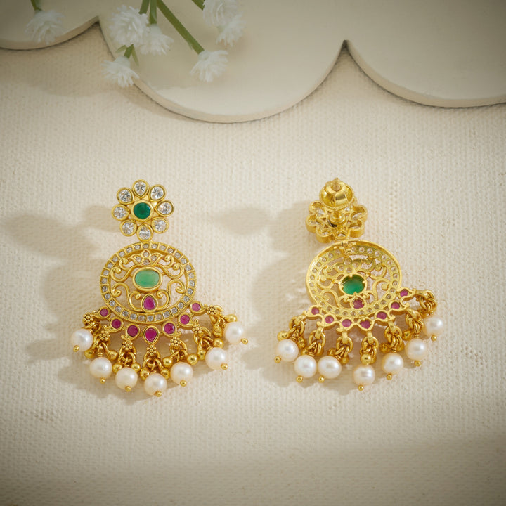 Stone Phoolwari Danglers
