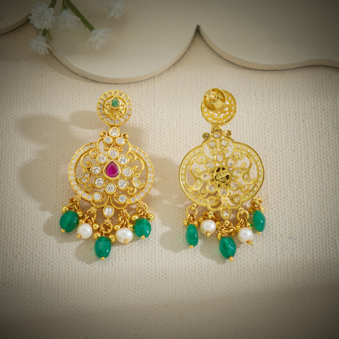 Bloom Pear Stone Danglers