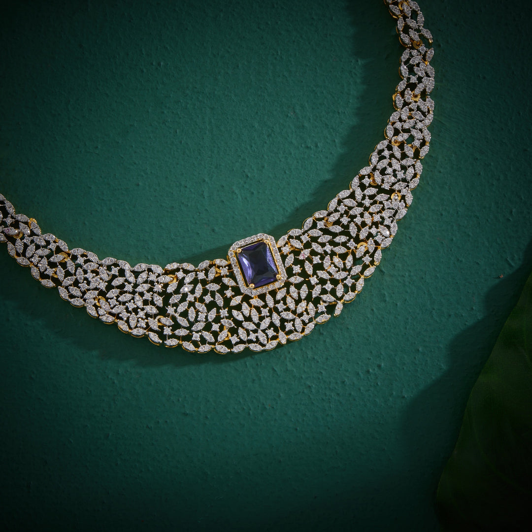 Prism CZ Necklace Set