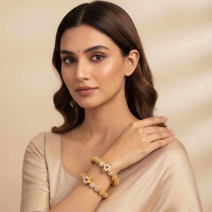 Mandara Spark Stone Bangles