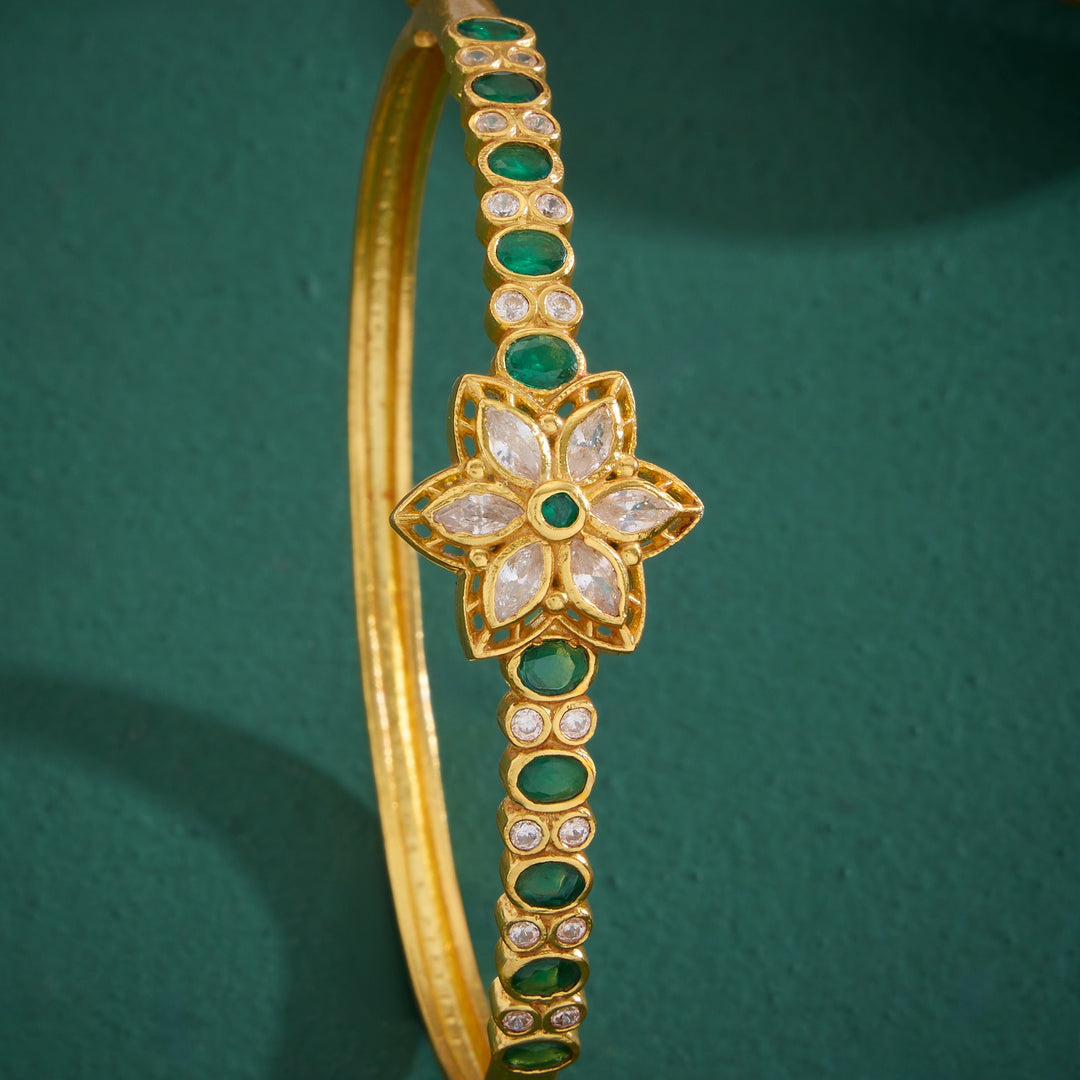 Green-Flora Stone Kada